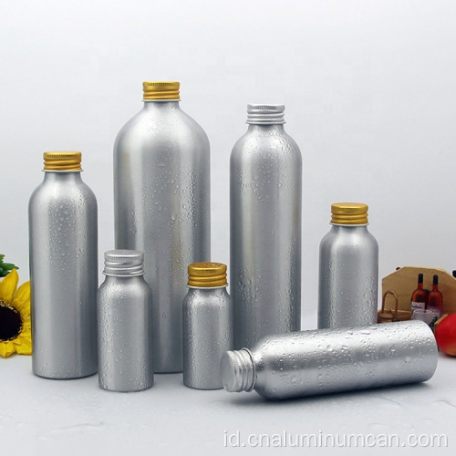 Botol aluminium 30ml dengan tutup aluminium